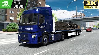 Euro Truck Simulator 2 1.50 ➤ New Renault E-Tech T | JBX Graphics 2 Gameplay [RTX 3080 2K60FPS]