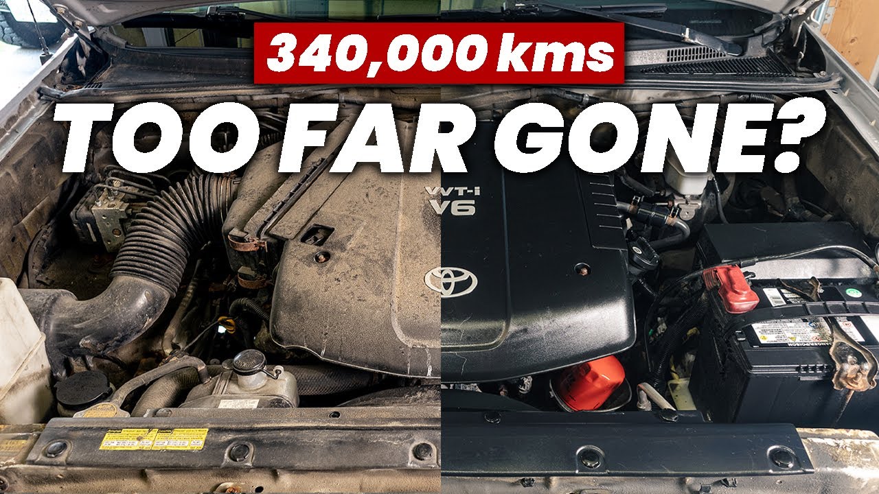 Disaster Detail Trying To Clean My Neglected Engine Bay YouTube