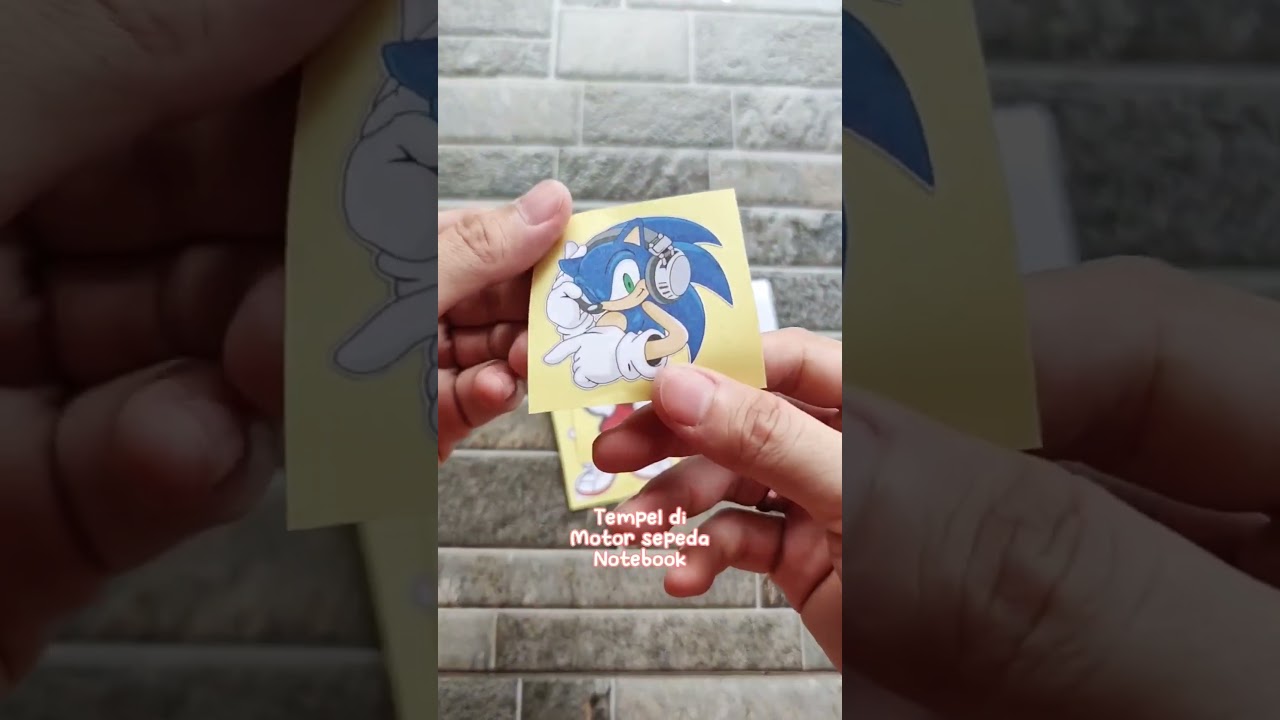 Stiker kartun karakter 90an nostalgia helm sepeda motor notebook laptop anti air 