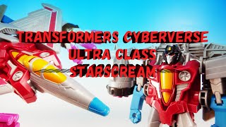 トランスフォーマーサイバーバース　スタースクリーム　ウルトラクラス【TRANSFORMERS CYBERVERSE STARSCREAM ULTRA CLASS】「YU-Kiのお部屋」