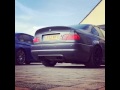 Bmw e46 m3 titanium exhaust  decat  cold start