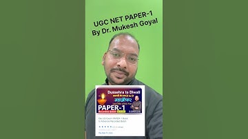 UGC NET PAPER-1 By Dr. Mukesh Goyal || SWMG