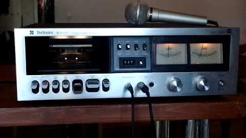 Technics RS-630USD Vintage Cassette Deck demo