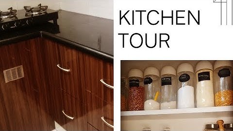 கிச்சன் டூர் | Small Modular kitchen Tour | Kitchen organisation part 1 | Jeeva Sri kitchen