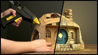 ❣DIY Hobbit House in a Rock Using Cardboard❣ by Creative Mom 169,052 views 2 years ago 15 minutes