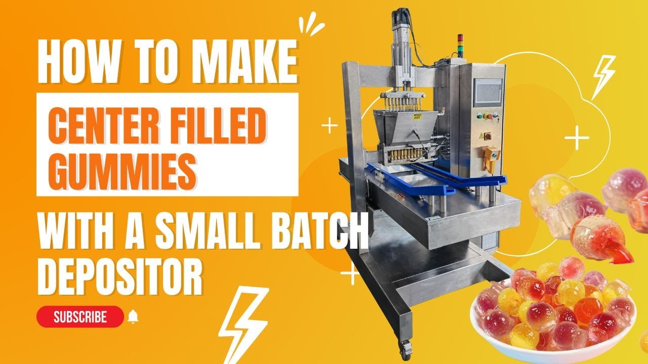 Full Automatic Confectionery Machinery to Make Healthy Gummy Bears