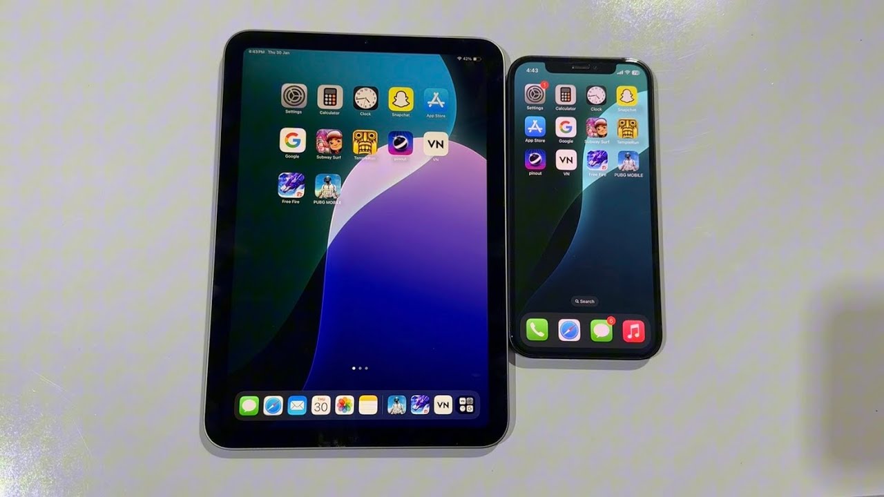 iPad Mini 7 vs iPhone 12 - Speed Test - YouTube