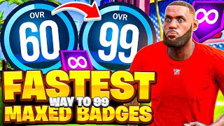 NBA2K24 BADGE GLITCH ? FASTEST 99 OVERALL & MAXED BADGES METHOD