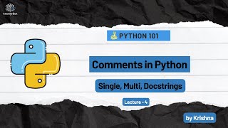 Python 101: Single Line vs Multi-Line Comments & Docstrings | Episode 4 | AnswerBox