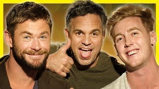 CHRIS HEMSWORTH TURNS ME INTO A SUPERHERO ft MARK RUFFALO (THOR RAGNAROK) HD