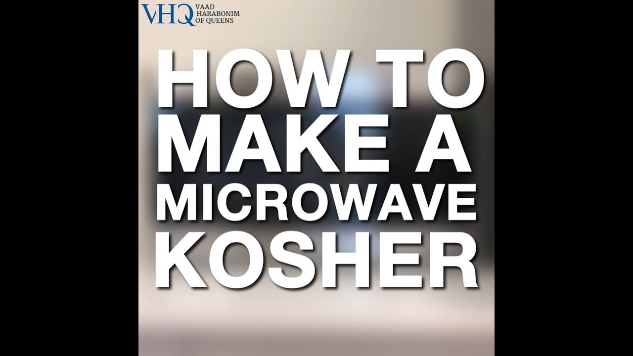 How to Make a Microwave Kosher in 5 Easy Steps YouTube