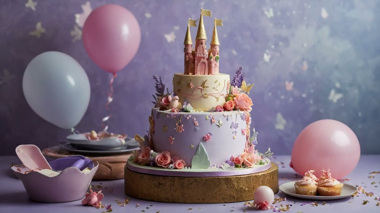 Happy Birthday Song : Fairy Tale Cake, Simple Tune, Classic Verse,  'Hip Hip Hooray' Chorus