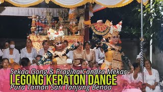 Tari Legong Keraton, sekaa gong & pragina candra mekar | pura taman sari tanjung Benoa