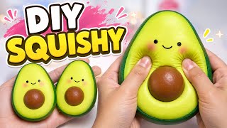 DIY Avocado Squishy 🥑 | How to Make a Super Soft Slow Rising Squishy at Home! screenshot 4