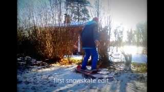 first snowskate edit