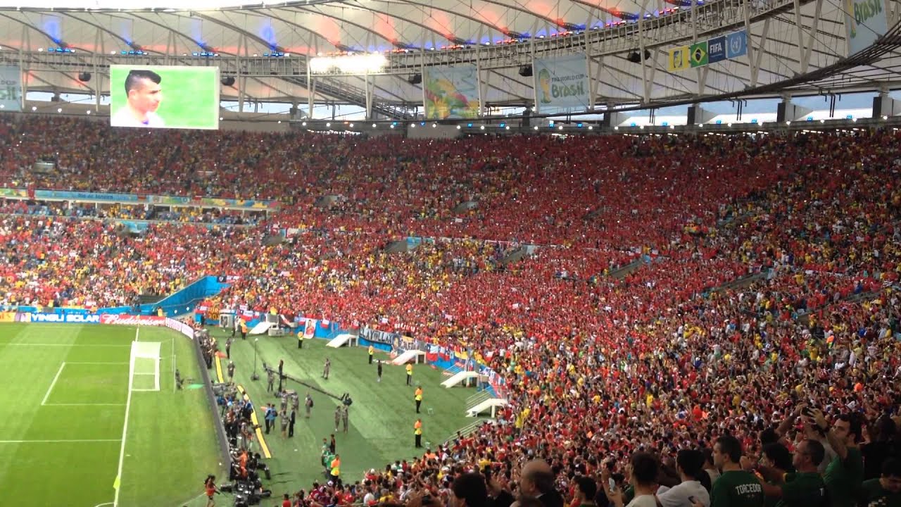 Hino do Chile - Copa 2014 - Maracanã (18/06/2014) - Espanha x Chile