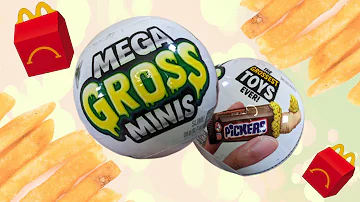 Unhappy Meal of Happiness! | Mega Gross Minis | Adult Collector Review