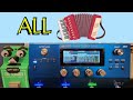 GM-800 ALL Accordion, Harmonica (Weird Tones LIVE Highlight)