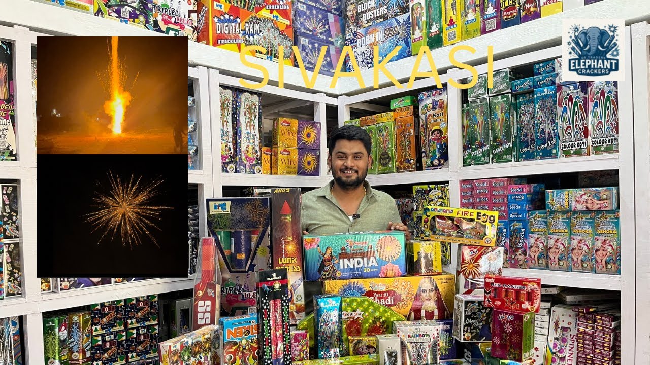 💥Sivakasi Crackers 2025 | Elephant Crackers shop tour and Testing video🔥#diwali2025 #sivakasi 