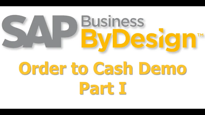 SAP Business ByDesign Create Sales Quote and Sales Order