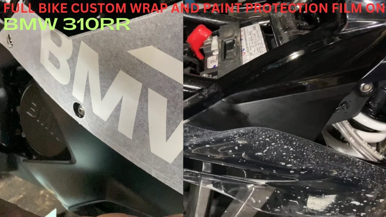 We applied Self Healing PPF and custom wrap on this BMW 310RR YouTube
