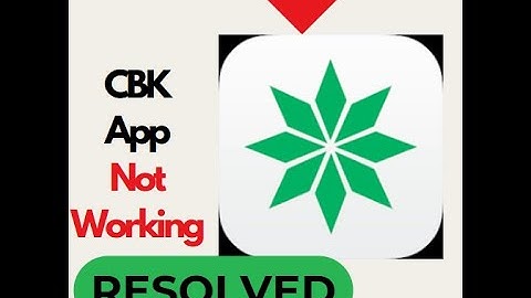 Fix CBK Mobile App Not Working / Not Opening Problem in Android | Quick Solutions