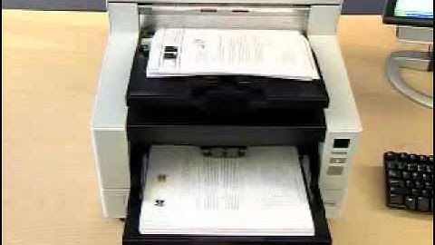 Kodak i4600 Scanner  Controlled Stacking with letter sized d