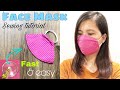 [Fast & Easy] Face Mask Sewing Tutorial | How to make a cloth face mask at home
