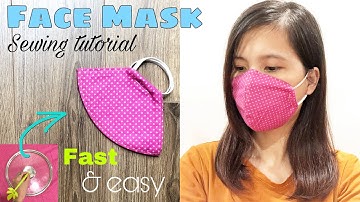[Snel en gemakkelijk] Tutorial gezichtsmasker naaien | Hoe maak je thuis een gezichtsmasker