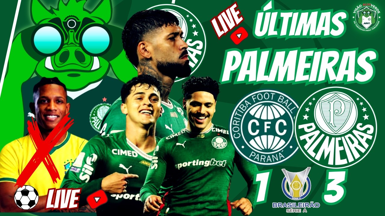🚨#AOVIVO-PEGA A VISÃO: DANILO ENTROU EM CAMPO E AGORA? | ÓTIMA VITÓRIA: CORITIBA 1X3 PALMEIRAS