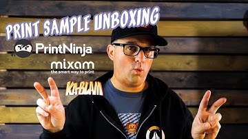 Print Sample Unboxing from Print Ninja, Mixam and Kablam