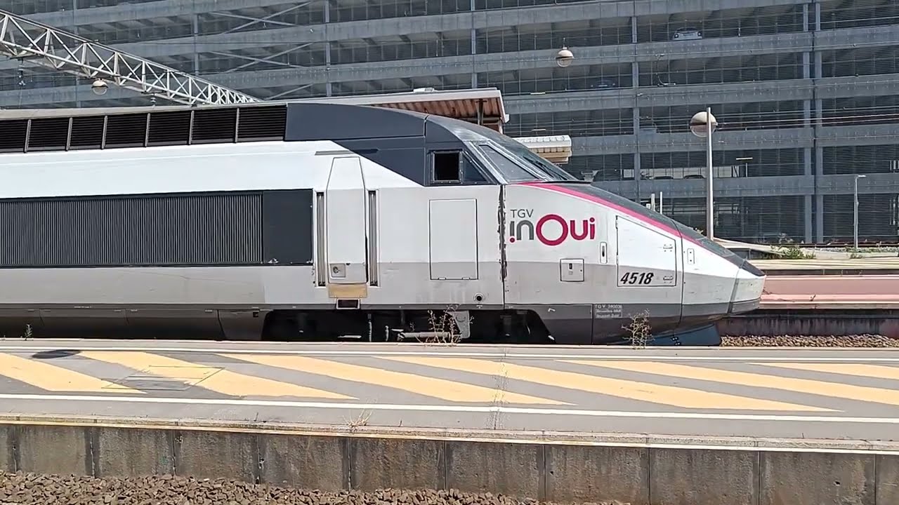 Lyon Part-Dieu: SNCF TGV Réseau 4518 engine