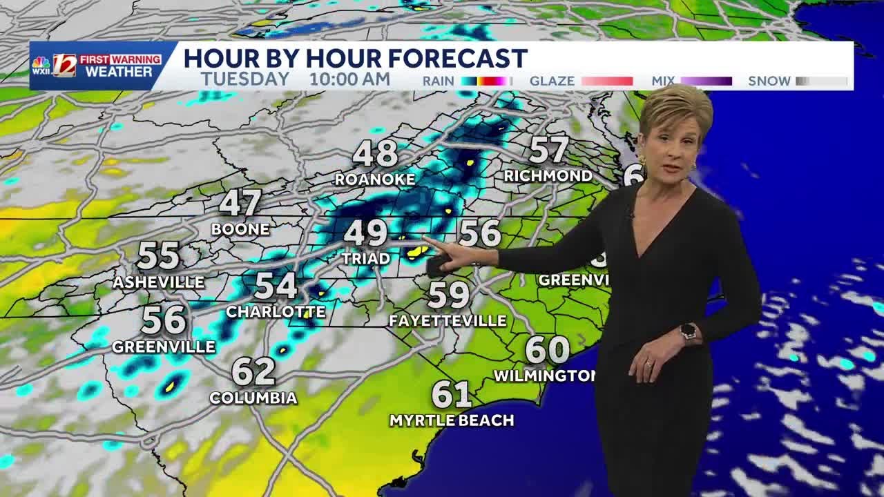 More rain likely this week in the Triad - YouTube
