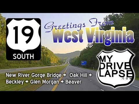 US 19: Oak Hill, Beckley, Beaver West Virginia Dashcam Drive