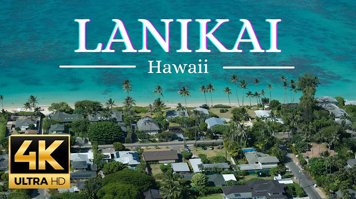 HAWAII】Lanikai /4K Drone film |🌴Best beaches on Oahu🌴