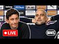 LIVE Pep Guardiola And Keith Andrews Man City 3 0 Brentford 
