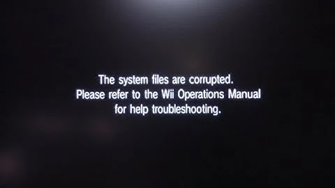 mario corrupts his wii system files