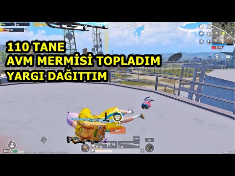 100 TANE AVM MERMİSİ TOPLAYIP ORTALIĞI DAĞITTIM ! SOLO SQUAD PUBG MOBİLE