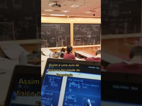 This is a physics class at Engineering College in Brazil