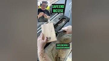 Power Carving Demo of the Safe End 18C12SE and Radius End 18C12R2 cylinder burrs.