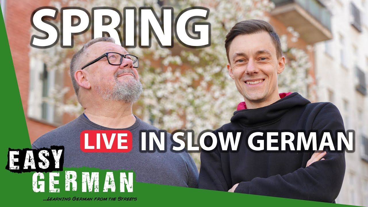 Spring in Berlin in Slow German | Easy German Live Spring in Berlin in Slow German | Easy German Live