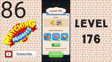 Matching Madness: Match 3 Puzzle games. Level 176 #tinytacticsgames