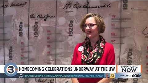 Homecoming celebrations underway at the UW