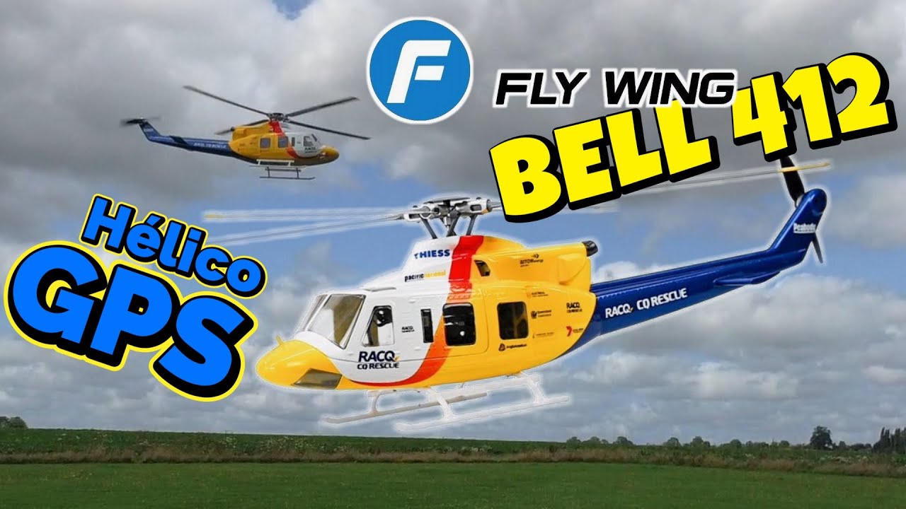 FLYWING BELL 412 V4 , le plus abouti des hélicos GPS .