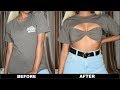 DIY T-Shirt Transformation | No sew!