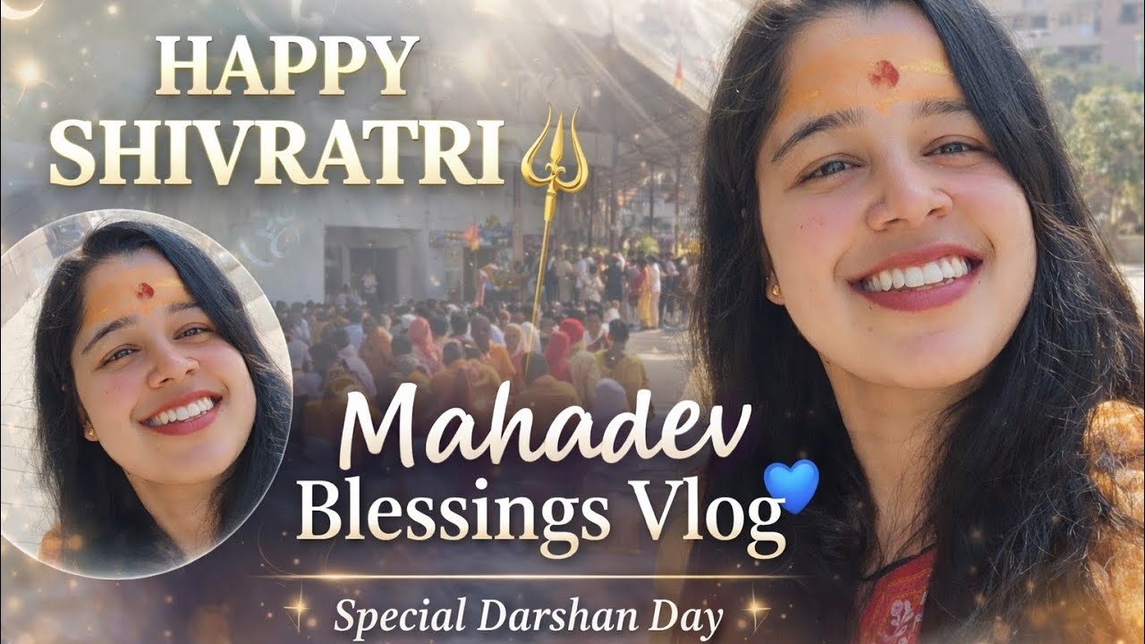 Shivratri Celebration Vlog ✨ Mandir Darshan + Bhakti + Full Day Routine