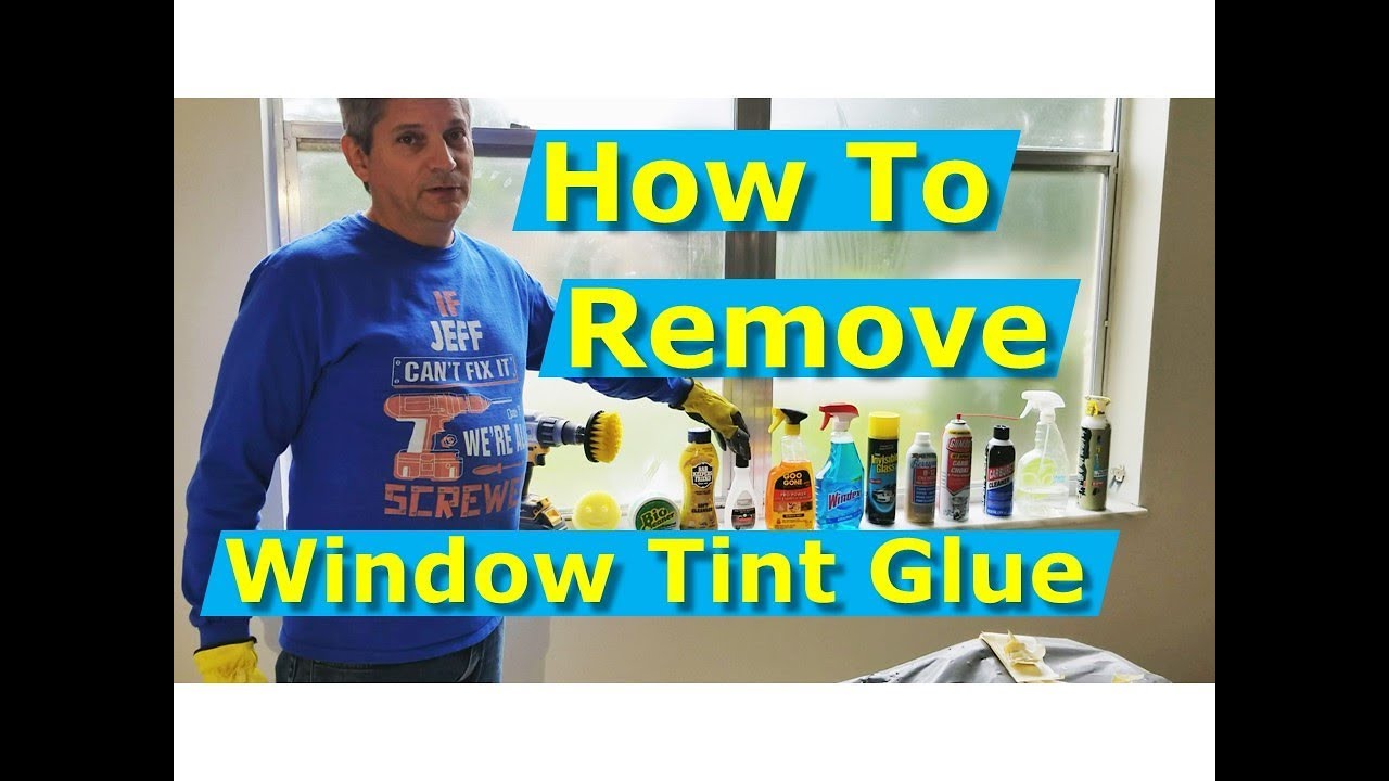 How to remove dried adhesive from window glass? : r/howto