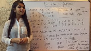 LES ACCENTS FRANÇAIS (French Accents) - Part 1 | By Suchita | For classes - +91-8920060461