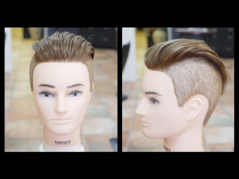 Men's Undercut Haircut Step by Step Tutorial - TheSalonGuy - YouTube