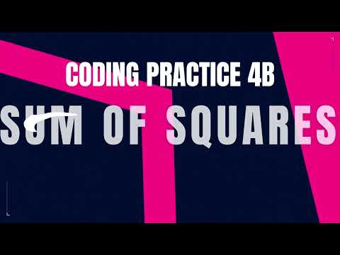 Sum of Squares | Coding Practice 4B | Python coding tips tricks | Nxtwave ccbp 4.0 telugu | Python
